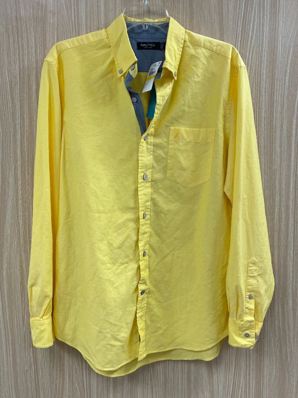 New Nautica Yellow Shirt Size M